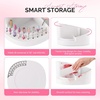 image:imageMelodySusie Small Cordless UV Nail Lamp PART06G and Nail Art Tools Storage Box with 18 Holes amp 7 Compartments