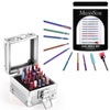 image:imageMelodySusie 10pcs Diamond Cuticle Bits with Nail Drill Bits Holder 25 Holes Case
