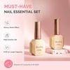 image:imageMelodySusie 2PCS 15ML Nude Builder Nail Base Gel for Nails ThickeningSoak Off UV Extension GelRhinestone Glue in a Bottle for Nail Art Design Gift for Women DIY Manicure at Home 019  2Nude 019Nude Pink104