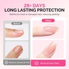 image:imageMelodySusie 2PCS 15ML Nude Builder Nail Base Gel for Nails ThickeningSoak Off UV Extension GelRhinestone Glue in a Bottle for Nail Art Design Gift for Women DIY Manicure at Home 019  2Elegant Nude Builder Gel Set
