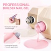 image:imageMelodySusie 2PCS 15ML Nude Builder Nail Base Gel for Nails ThickeningSoak Off UV Extension GelRhinestone Glue in a Bottle for Nail Art Design Gift for Women DIY Manicure at Home 019  2ClearNude Pink104