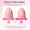 image:imageMelodySusie 2PCS 15ML Nude Builder Nail Base Gel for Nails ThickeningSoak Off UV Extension GelRhinestone Glue in a Bottle for Nail Art Design Gift for Women DIY Manicure at Home 019  2Versatile Pink Nude Builder Gel Set