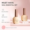 image:imageMelodySusie 2PCS 15ML Nude Builder Nail Base Gel for Nails ThickeningSoak Off UV Extension GelRhinestone Glue in a Bottle for Nail Art Design Gift for Women DIY Manicure at Home 019  2ClearWhite086