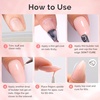 image:imageMelodySusie 2PCS 15ML Nude Builder Nail Base Gel for Nails ThickeningSoak Off UV Extension GelRhinestone Glue in a Bottle for Nail Art Design Gift for Women DIY Manicure at Home 019  20192