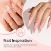 image:imageMelodySusie 2PCS 15ML Nude Builder Nail Base Gel for Nails ThickeningSoak Off UV Extension GelRhinestone Glue in a Bottle for Nail Art Design Gift for Women DIY Manicure at Home 019  20192