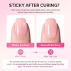 image:imageMelodySusie 2PCS 15ML Nude Builder Nail Base Gel for Nails ThickeningSoak Off UV Extension GelRhinestone Glue in a Bottle for Nail Art Design Gift for Women DIY Manicure at Home 019  2Nude Builder Gel Set
