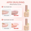 image:imageMelodySusie 2PCS 15ML Nude Builder Nail Base Gel for Nails ThickeningSoak Off UV Extension GelRhinestone Glue in a Bottle for Nail Art Design Gift for Women DIY Manicure at Home 019  2ClearNude019