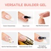 image:imageMelodySusie 2PCS 15ML Nude Builder Nail Base Gel for Nails ThickeningSoak Off UV Extension GelRhinestone Glue in a Bottle for Nail Art Design Gift for Women DIY Manicure at Home 019  2ClearNude019