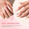 image:imageMelodySusie 2PCS 15ML Nude Builder Nail Base Gel for Nails ThickeningSoak Off UV Extension GelRhinestone Glue in a Bottle for Nail Art Design Gift for Women DIY Manicure at Home 019  2Nude 019Nude Pink104
