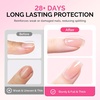 image:imageMelodySusie 2PCS 15ML Nude Builder Nail Base Gel for Nails ThickeningSoak Off UV Extension GelRhinestone Glue in a Bottle for Nail Art Design Gift for Women DIY Manicure at Home 019  2Nude Builder Gel Set