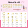 image:imageMelodySusie 3D Nail Charms and Gems 2 Acrylic Boxes Bowknot Golden Silver Alloy Butterfly Bow Nail Art Studs With Tweezer for Y2K Manicure Nails Design Supplies DIY Crafts DecorationGold  Silver