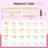 image:imageMelodySusie 3D Nail Charms and Gems 2 Acrylic Boxes Bowknot Golden Silver Alloy Butterfly Bow Nail Art Studs With Tweezer for Y2K Manicure Nails Design Supplies DIY Crafts DecorationGold  Silver