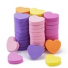image:imageMelodySusie 50 Pcs Nail Drill Bits Small Sanding Bands with 31mm Mandrel Bit and Nail Art Tools Storage Box with Heart Shape Mini Nail Buffer Block