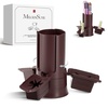 image:imageMelodySusie GelCarousel for Nail Polish Bottle Holder and PocketSized Cordless UV Nail Lamp and 4 in 1 Cuticle Trimmer Set and 2Pcs Nail File Kit