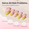 image:imageMelodySusie Milky White Builder Nail Base Gel for Nails Thickening Soak Off UV Extension Gel Rhinestone Nail Glue for Nail Art Design Salon DIY Manicure at Home Gift for Women001Pink Shimmer458