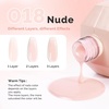 image:imageMelodySusie Milky White Builder Nail Base Gel for Nails Thickening Soak Off UV Extension Gel Rhinestone Nail Glue for Nail Art Design Salon DIY Manicure at Home Gift for Women00118