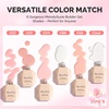 image:imageMelodySusie Milky White Builder Nail Base Gel for Nails Thickening Soak Off UV Extension Gel Rhinestone Nail Glue for Nail Art Design Salon DIY Manicure at Home Gift for Women001Elegant Nude Builder Gel Set