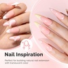 image:imageMelodySusie Milky White Builder Nail Base Gel for Nails Thickening Soak Off UV Extension Gel Rhinestone Nail Glue for Nail Art Design Salon DIY Manicure at Home Gift for Women001Milky Pink 0122