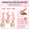 image:imageMelodySusie Milky White Builder Nail Base Gel for Nails Thickening Soak Off UV Extension Gel Rhinestone Nail Glue for Nail Art Design Salon DIY Manicure at Home Gift for Women001012018019