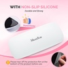 image:imageMelodySusie Nail Arm Rest and Nail Art Tools Storage Box with 18 Holes amp 7 Compartments