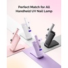 image:imageMelodySusie Nail Lamp Stand amp Holder for Flash Cure Handheld UV Light  HandsFree Rotation Stand for Painting Nails Rhinestones amp Gel FoldableBlack