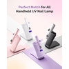 image:imageMelodySusie Nail Lamp Stand amp Holder for Flash Cure Handheld UV Light  HandsFree Rotation Stand for Painting Nails Rhinestones amp Gel FoldablePurple