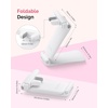 image:imageMelodySusie Nail Lamp Stand amp Holder for Flash Cure Handheld UV Light  HandsFree Rotation Stand for Painting Nails Rhinestones amp Gel FoldableWhite
