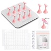 image:imageMelodySusie Nail Stand for Press Ons with Cordless UV Nail Lamp with FoldOut Stand