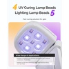 image:imageMelodySusie Nail Stand for Press Ons with Cordless UV Nail Lamp with FoldOut Stand