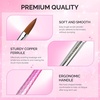 image:imageMelodySusie Pink Acrylic Nail Tools Storage Box and 3Pcs Acrylic Nail Brush Set