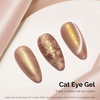 image:imageMelodySusie Jeweliver Cat Eye Gel Nail Polish 05 Fl Oz Brown Glitter Holographic Magnetic Nail Polish with Magnet UV Nail Polish for Nail Art Manicure Salon DIY at Home C68Pearl Gold 1402