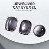 image:imageMelodySusie Jeweliver Cat Eye Gel Nail Polish 05 Fl Oz Brown Glitter Holographic Magnetic Nail Polish with Magnet UV Nail Polish for Nail Art Manicure Salon DIY at Home C68Dark GrayC6681