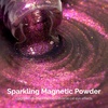 image:imageMelodySusie Jeweliver Cat Eye Gel Nail Polish 05 Fl Oz Brown Glitter Holographic Magnetic Nail Polish with Magnet UV Nail Polish for Nail Art Manicure Salon DIY at Home C689D Chameleon Pink 1601