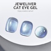 image:imageMelodySusie Jeweliver Cat Eye Gel Nail Polish 05 Fl Oz Brown Glitter Holographic Magnetic Nail Polish with Magnet UV Nail Polish for Nail Art Manicure Salon DIY at Home C68Light BlueC54