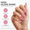 image:imageMelodySusie Jeweliver Cat Eye Gel Nail Polish 05 Fl Oz Brown Glitter Holographic Magnetic Nail Polish with Magnet UV Nail Polish for Nail Art Manicure Salon DIY at Home C68Rose PinkC47