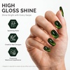 image:imageMelodySusie Jeweliver Cat Eye Gel Nail Polish 05 Fl Oz Brown Glitter Holographic Magnetic Nail Polish with Magnet UV Nail Polish for Nail Art Manicure Salon DIY at Home C68Dark GreenC3108