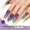 image:imageMelodySusie Jeweliver Cat Eye Gel Nail Polish 05 Fl Oz Brown Glitter Holographic Magnetic Nail Polish with Magnet UV Nail Polish for Nail Art Manicure Salon DIY at Home C689D Chameleon Blue 1702