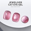 image:imageMelodySusie Jeweliver Cat Eye Gel Nail Polish 05 Fl Oz Brown Glitter Holographic Magnetic Nail Polish with Magnet UV Nail Polish for Nail Art Manicure Salon DIY at Home C68Rose PinkC47