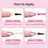image:imageMelodySusie Jeweliver Cat Eye Gel Nail Polish 05 Fl Oz Brown Glitter Holographic Magnetic Nail Polish with Magnet UV Nail Polish for Nail Art Manicure Salon DIY at Home C68A1603 Pearl Bubblegum Pink