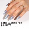 image:imageMelodySusie Jeweliver Cat Eye Gel Nail Polish 05 Fl Oz Brown Glitter Holographic Magnetic Nail Polish with Magnet UV Nail Polish for Nail Art Manicure Salon DIY at Home C68Light BlueC54