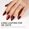image:imageMelodySusie Jeweliver Cat Eye Gel Nail Polish 05 Fl Oz Brown Glitter Holographic Magnetic Nail Polish with Magnet UV Nail Polish for Nail Art Manicure Salon DIY at Home C68ABurgundy RedC3109