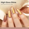 image:imageMelodySusie Jeweliver Cat Eye Gel Nail Polish 05 Fl Oz Brown Glitter Holographic Magnetic Nail Polish with Magnet UV Nail Polish for Nail Art Manicure Salon DIY at Home C68Pearl Gold 1402