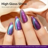 image:imageMelodySusie Jeweliver Cat Eye Gel Nail Polish 05 Fl Oz Brown Glitter Holographic Magnetic Nail Polish with Magnet UV Nail Polish for Nail Art Manicure Salon DIY at Home C689D Chameleon Blue 1702