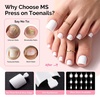 image:imageMelodySusie Medium Oval Round X Nail Tips  16 Sizes 160 Pcs PreShaped Soft Gel Half Matte Full Cover Clear Acrylic Press on Nails for DIY Extension amp Salon UseLongLasting ManicurePure White Square