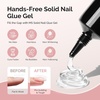 image:imageMelodySusie Medium Oval Round X Nail Tips  16 Sizes 160 Pcs PreShaped Soft Gel Half Matte Full Cover Clear Acrylic Press on Nails for DIY Extension amp Salon UseLongLasting ManicureShort Almond