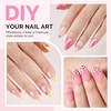image:imageMelodySusie Medium Oval Round X Nail Tips  16 Sizes 160 Pcs PreShaped Soft Gel Half Matte Full Cover Clear Acrylic Press on Nails for DIY Extension amp Salon UseLongLasting ManicureShort Almond 16sizes