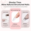 image:imageMelodySusie Medium Oval Round X Nail Tips  16 Sizes 160 Pcs PreShaped Soft Gel Half Matte Full Cover Clear Acrylic Press on Nails for DIY Extension amp Salon UseLongLasting ManicureLong Coffin