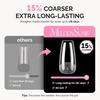 image:imageMelodySusie Medium Oval Round X Nail Tips  16 Sizes 160 Pcs PreShaped Soft Gel Half Matte Full Cover Clear Acrylic Press on Nails for DIY Extension amp Salon UseLongLasting ManicureMedium Coffin