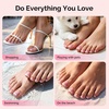image:imageMelodySusie Medium Oval Round X Nail Tips  16 Sizes 160 Pcs PreShaped Soft Gel Half Matte Full Cover Clear Acrylic Press on Nails for DIY Extension amp Salon UseLongLasting ManicureFrench Tip Square