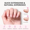 image:imageMelodySusie Medium Oval Round X Nail Tips  16 Sizes 160 Pcs PreShaped Soft Gel Half Matte Full Cover Clear Acrylic Press on Nails for DIY Extension amp Salon UseLongLasting ManicureShort Coffin